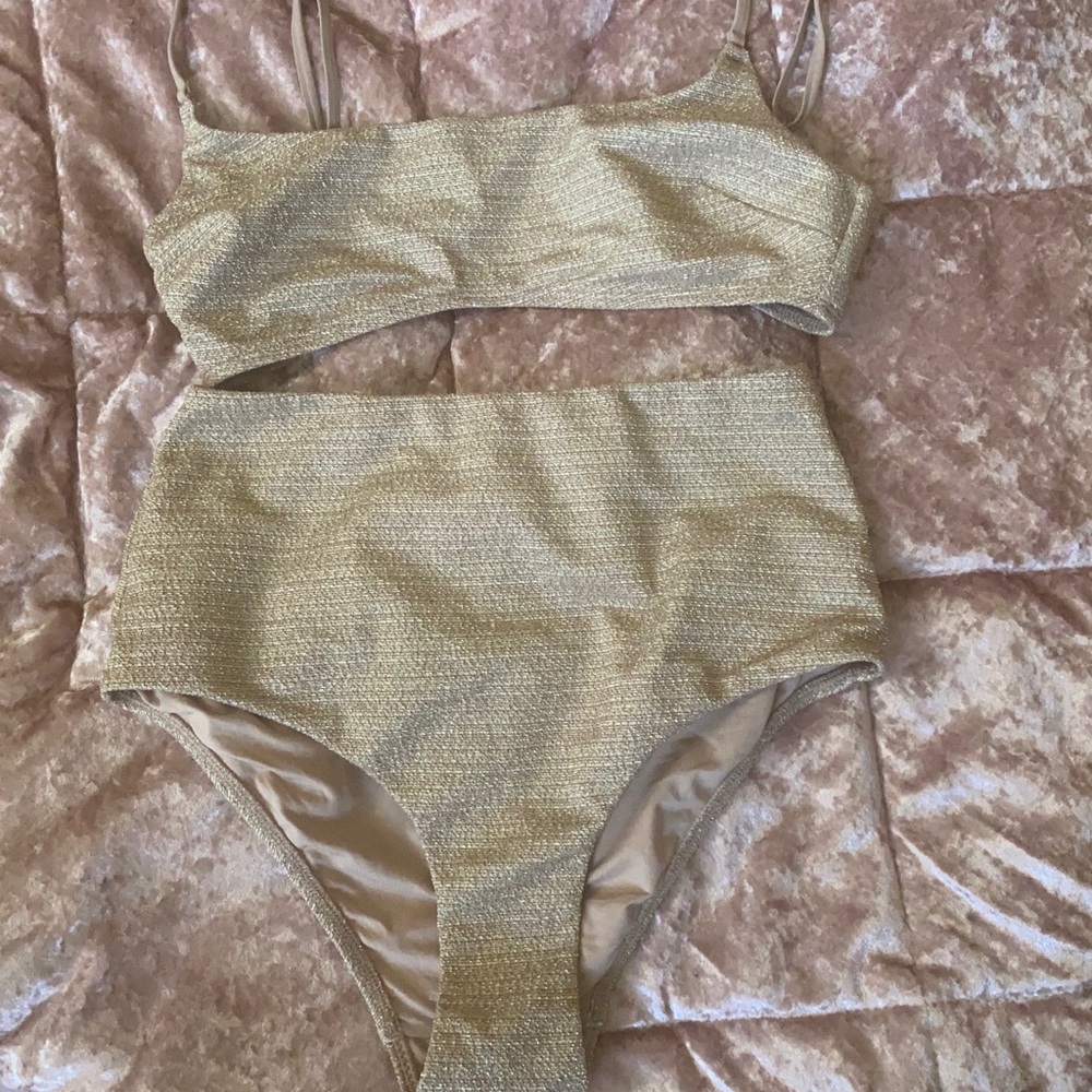 Zimmerman Bikini size 4 Gold pre owned